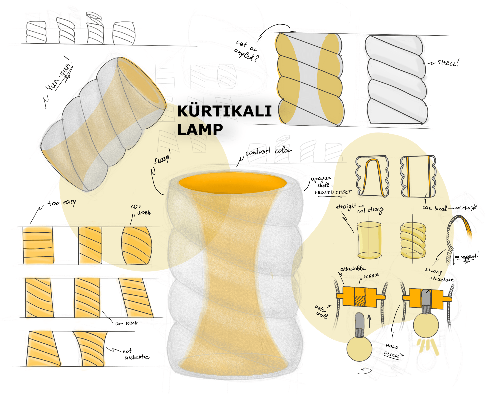 Kürti Lamp - Asztali verzió - SIKRÄ Studio
